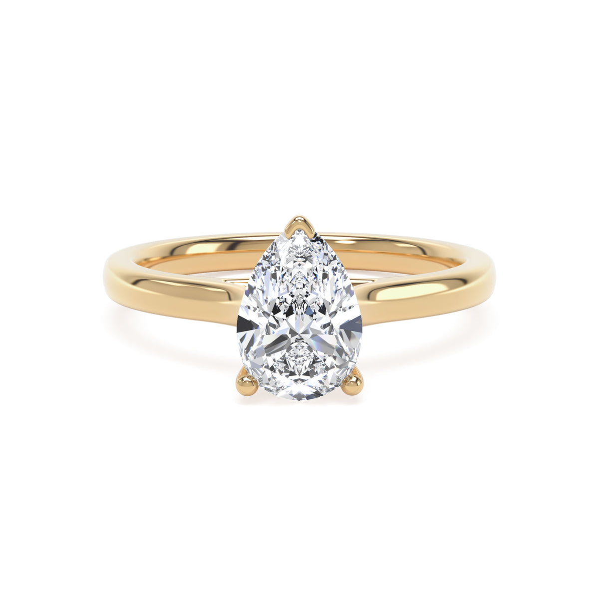Pear engagement ring - 18ct Yellow Gold | From £1,850
