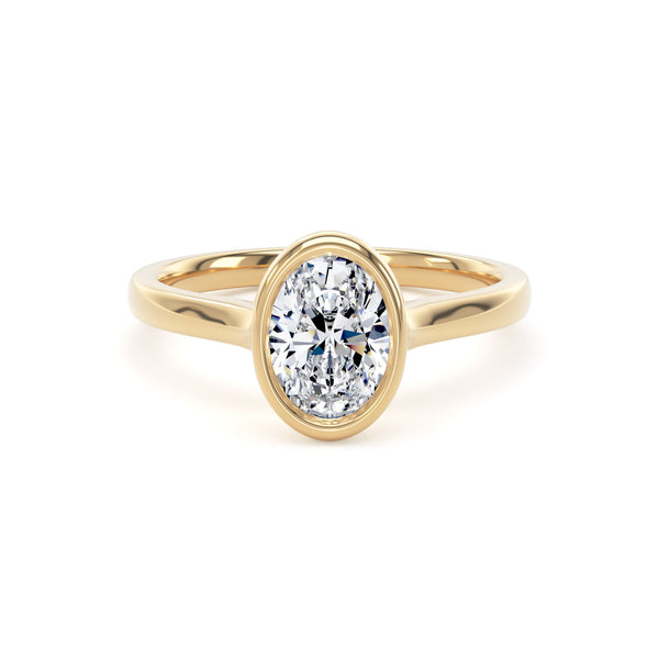Oval engagement ring - 18ct Yellow Gold | From £1,850
