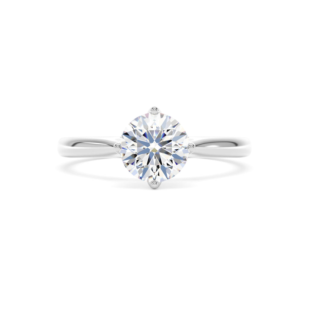 Round Brilliant engagement ring - Platinum | From £1,550