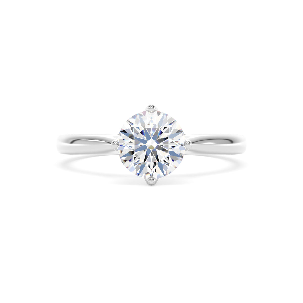 Round Brilliant engagement ring - Platinum | From £1,550
