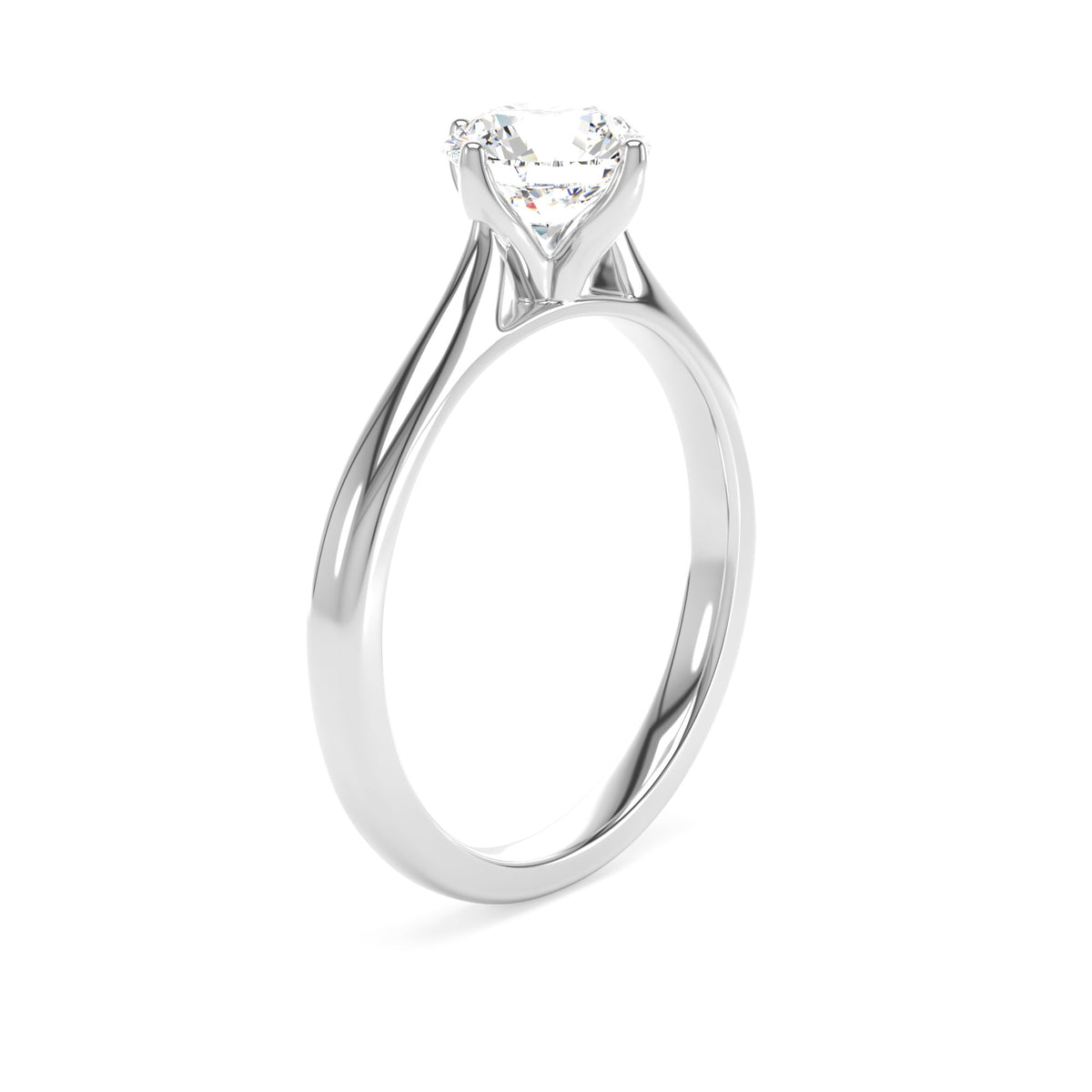 Round Brilliant engagement ring - Platinum | From £1,550