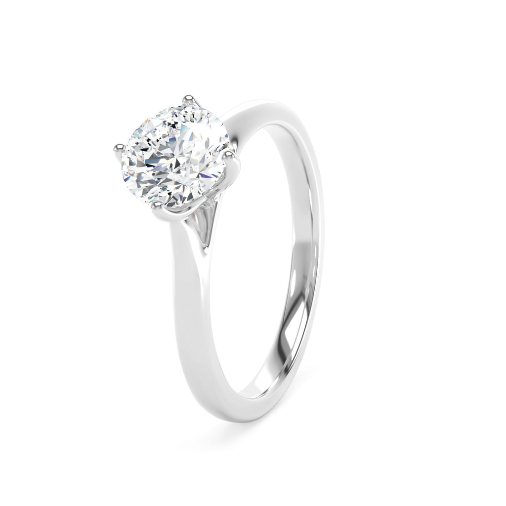 Round Brilliant engagement ring - Platinum | From £1,550