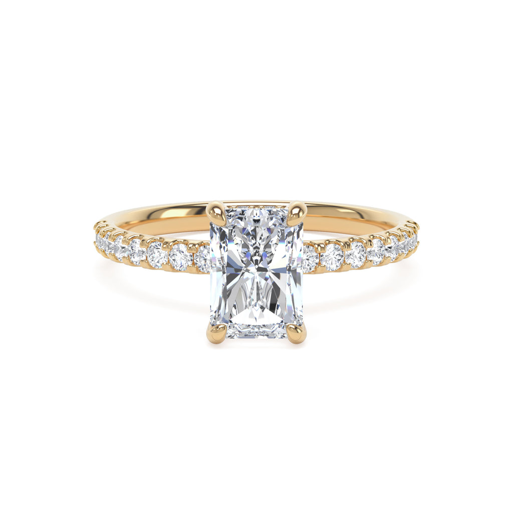 Radiant engagement ring - 18ct Yellow Gold | From £1,850