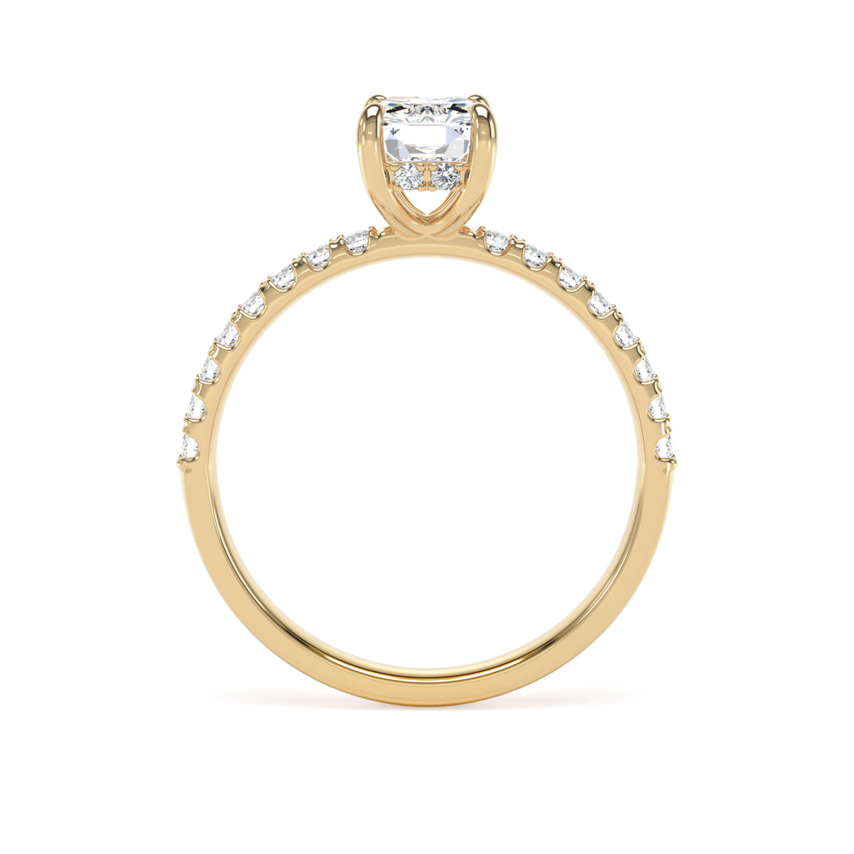 Radiant engagement ring - 18ct Yellow Gold | From £1,850