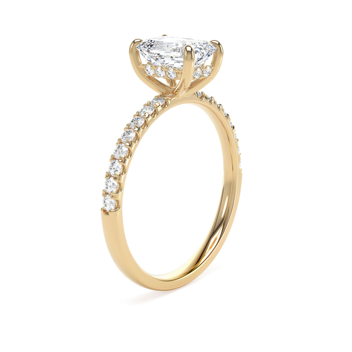 Radiant engagement ring - 18ct Yellow Gold | From £1,850