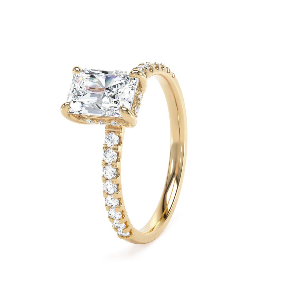 Radiant engagement ring - 18ct Yellow Gold | From £1,850